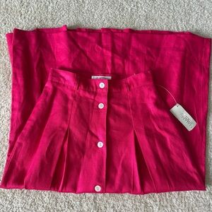 Vintage Talbots 100% Linen Skirt